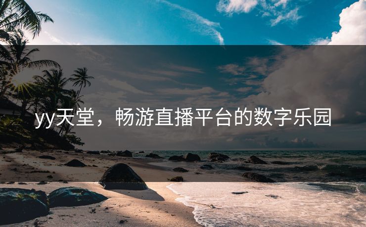 yy天堂，畅游直播平台的数字乐园