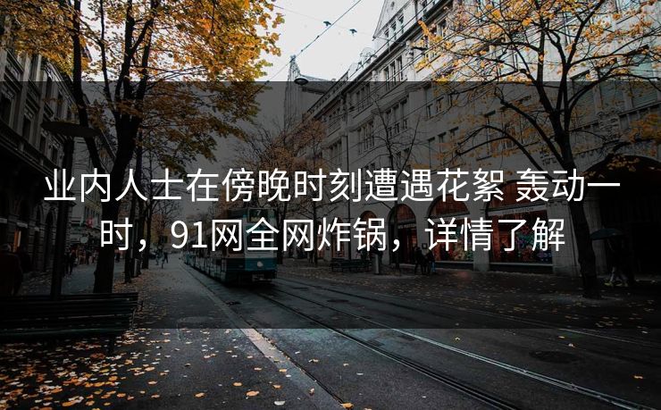 业内人士在傍晚时刻遭遇花絮 轰动一时,91网全网炸锅,详情了解 业内人士在傍晚时刻遭遇花絮 轰动一时,91网全网炸锅,详情了解