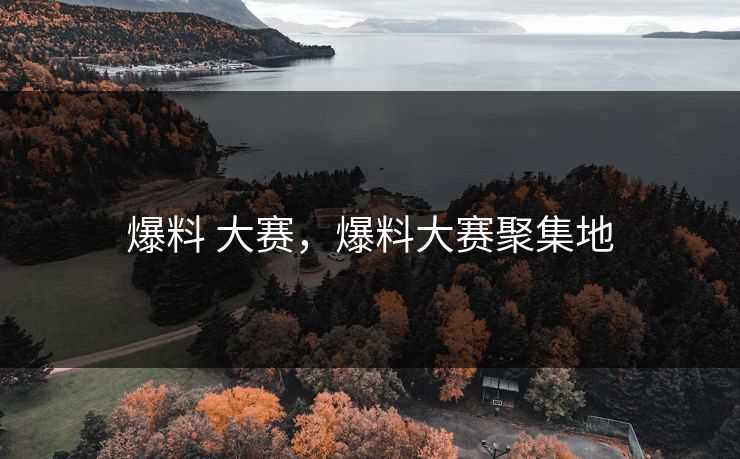 爆料 大赛，爆料大赛聚集地