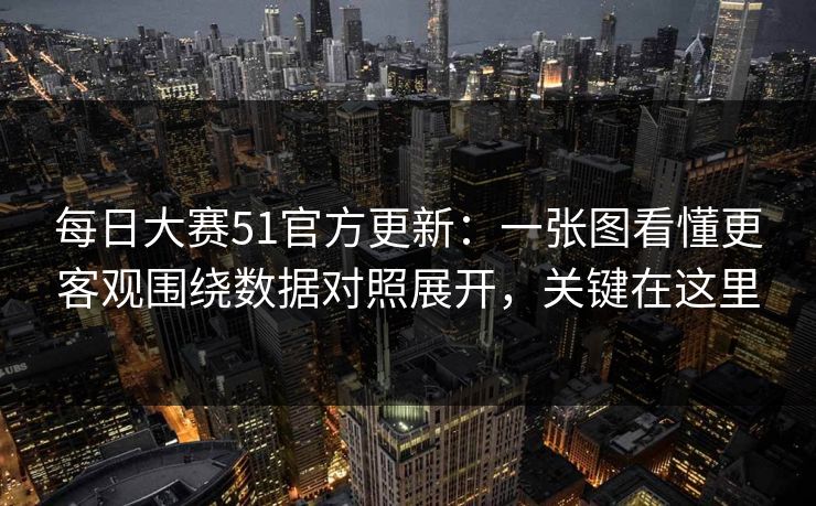 每日大赛51官方更新:一张图看懂更客观围绕数据对照展开,关键在这里 每日大赛51官方更新:一张图看懂更客观围绕数据对照展开,关键在这里